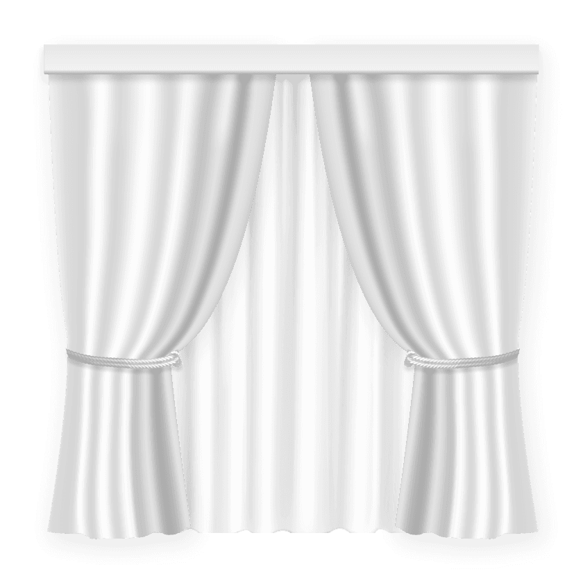 A sleek pearl white MTronic Smart Curtains image