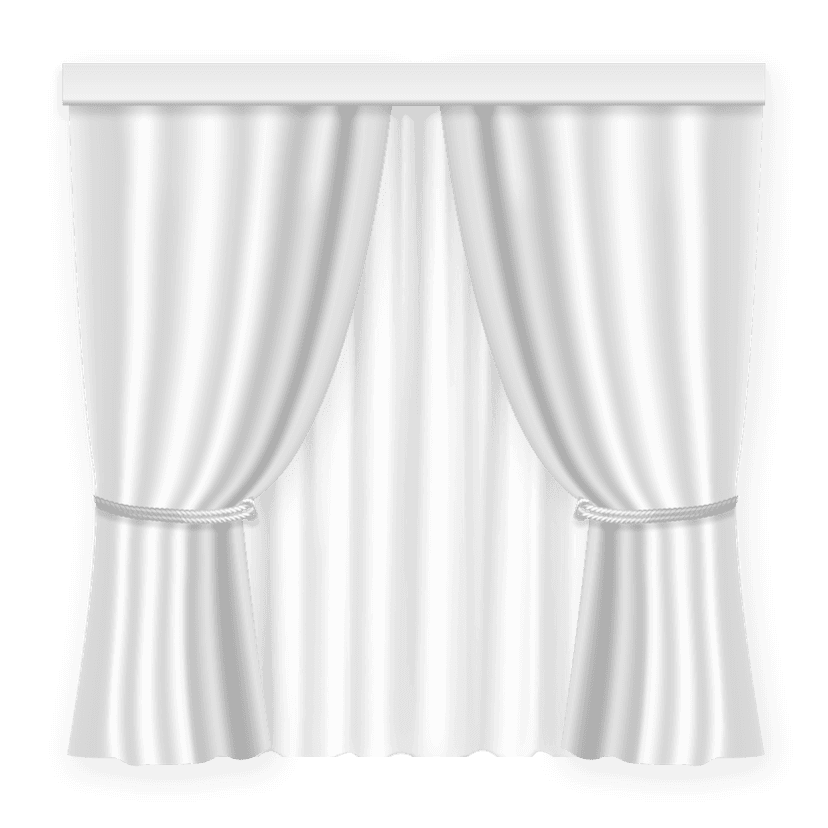 MTronic Smart Curtains in grey white color